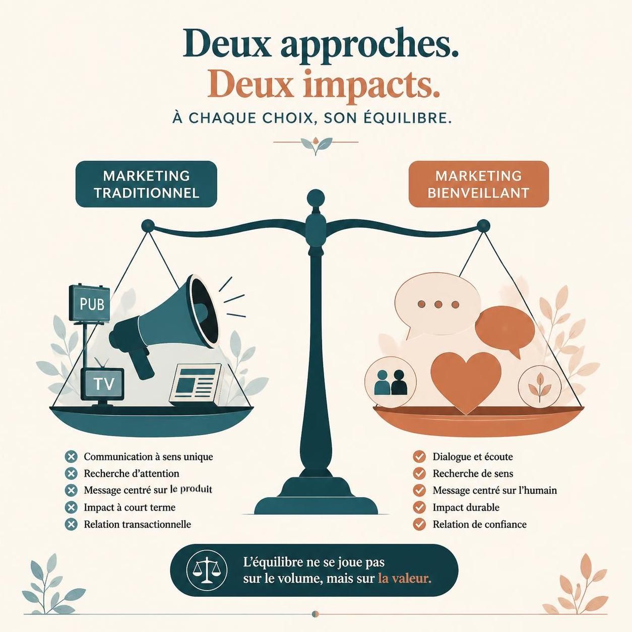 découvrez le guide complet du marketing bienveillant pour adopter des stratégies éthiques, authentiques et respectueuses de vos clients, tout en boostant votre succès.